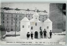 2300 La Chaux-de-Fonds 1907 - Concours de Constructions de Neige Winter
