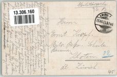 9214 Kradolf 1920 Foto AK Bahnhof Bahnpost Zug 3782 Militärsache