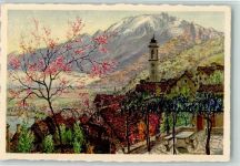 6645 Brione sopra Minusio Künstlerkarte Brione in Primavera E. Zuppinger