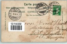 8706 Meilen Lithographie 1911