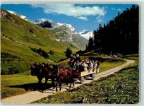 7514 Sils/Segl Maria Foto AK Verlag u. Fotograf Hans Steiner Fextal Pferdekutsche Nr. 126