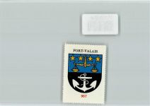 1870 Monthey - Port-Valais Vignette Wappen Kaffee Hag ca 1920-1940