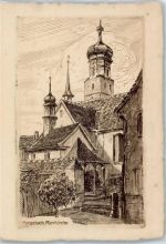 9400 Rorschach Künstlerkarte Pfarrkirche