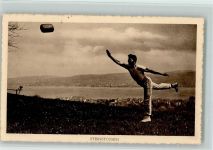 8800 Thalwil - Gaberell Nr. 3034 Turntag des Turnverbandes Zürichsee-Oberland 1916 Steinstossen AK