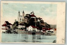 4663 Aarburg 1907 Foto AK Burg Kirche