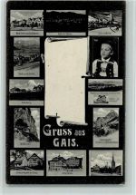 9056 Gais 1908 - Mikroskop Bilder AK