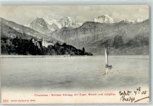 3652 Hilterfingen 1905 - SchlossHünegg Eiger Mönch Jungfreu