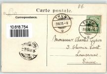 3652 Hilterfingen 1905 - SchlossHünegg Eiger Mönch Jungfreu