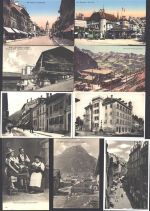 Lot mit ca. 300 AK v.1905-1930 auch Eisenbahn; beste Erhaltung Sammlung Schweiz Posten über 100 AK