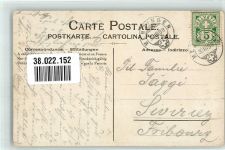 3715 Adelboden BE 1908 Foto AK Schermtannen