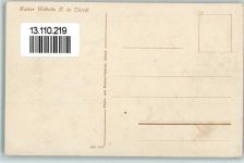 8000 Zürich - Kaiser Wilhelm II. in Zürich Soldat Fahnen Medaillons