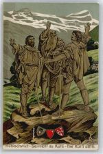 6377 Seelisberg Treib - Rutlischwur, Präge-Karte