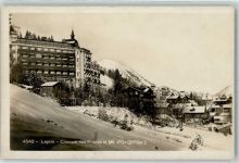 1854 Leysin - Clinique des Frenes Mont d Or Winter