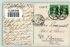 1820 Montreux 1915 Gebrauchsspuren Grand Hotel Excelsior & Bon Port