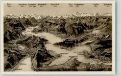 6045 Meggen - Vierwaldstättersee Vogelschau Zugersee