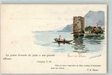 6370 Stans Künstlerkarte Turm sign. Redmond