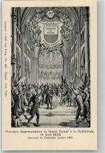 1530 Payerne Foto AK Premiere Assermentation du Grand Conseil Centenaire vaudois 1903