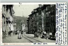 3000 Bern Berne 1902 - Gerechtigkeitsbrunnen Nydeckkirche