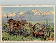 6648 Minusio Künstlerkarte sign. Zuppinger Serie Nr. 44