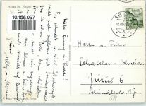 7050 Arosa - Blick auf Arosa bei Nacht Beleuchtung Winteraufnahme