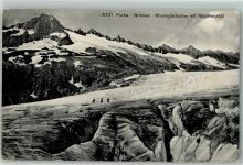 Rhonegletscher Gebrauchsspuren Furka Grimsel Nägelisgärtli Wandergruppe