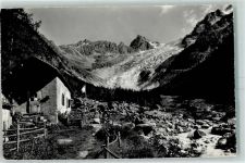 1929 Trient - Le Pavillon du Glacier du Trient Les Ecandies et la Pte. d'Orny Stempel Pavillon du Glacier