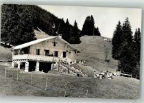 1854 Leysin Foto AK Gasthaus Tea Room l´Horizont