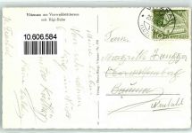 6354 Vitznau Foto AK Drahtseilbahn Rigi Bahn Vierwaldstättersee