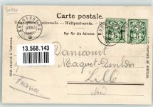 3158 Guggisberg 1904 Foto AK Gasthaus zum Sternen