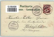 Lithographie Gruss aus Neujahr Appenzeller Land Tracht AK