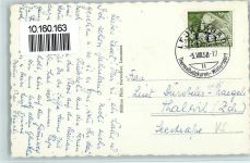 3954 Leukerbad Loèche-les-Bains - Bergwanderweg mit Wanderer