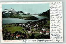 6443 Morschach 1902 Gebrauchsspuren Axenstein und Pilatus