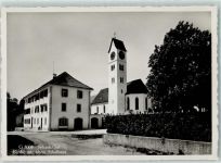 2545 Selzach - Kirche mit altem Schulhaus