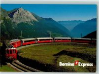 7710 Alp Grüm - Der Bernania Express der Rhätischen Bahn