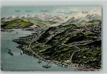 9400 Rorschach - Landkarte Rorschach mit Umgebung