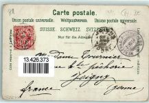 Wengernalp 1896 Lithographie Eiger Mönch Jungfrau Hotel Scheidegg Kleine Scheidegg Wengern-Alpbahn