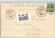 1854 Leysin 1903 Foto AK Bahnhof Hotel du Mont Blanc