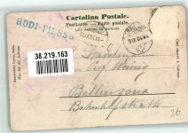 6772 Rodi-Fiesso 1904 Foto AK Bahnpost Zug 0444