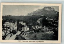 6440 Brunnen Gebrauchsspuren Quai Frohnalpsock Hotel Drossel