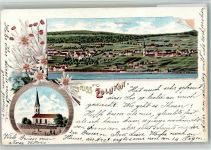 8702 Zollikon 1899 BOAKC Kirche Lithographie