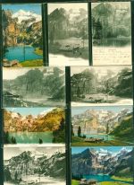 Oeschinensee Kleinposten bis 20 Lot mit 12 AK, 1904-1925; gute Erhaltung, größtenteils gelaufen