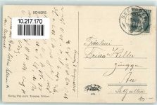 7220 Schiers 1918 - Partie aus der Rossgasse