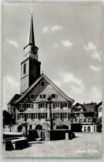 8180 Bülach Foto AK Rathaus