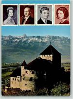9490 Vaduz - Schloss Fürst Franz Josef II. Fürstin Gina Erbprinz Adam Erbprinzessin Marie Aglee