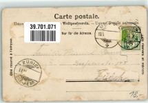 8706 Meilen 1904 Gebrauchsspuren Pfannenstiel von der Okenhöhe aus