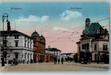 8400 Winterthur - Bahnhofplatz , Straßenbahn , Verlag Guggenheim 15506 , AK