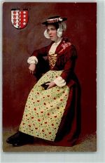 1950 Sion Sitten - Walliser Trachtenfrau
