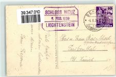 9490 Vaduz Foto AK Schloss Tracht