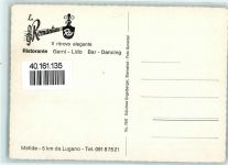 6815 Melide - Ristorante Garni-Lido Bar-Dancing La Romantica Papagei