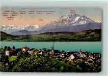 6300 Zug Zugo - Rötihorn Simelihorn Faulhorn Blüemlisalp Aruifirst Arnihaken Brienzer Rothorn Pilatus